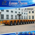Best selling Multi hydraulic axle transportation equipment modular trailer with hydraulic power neck and lifting platform